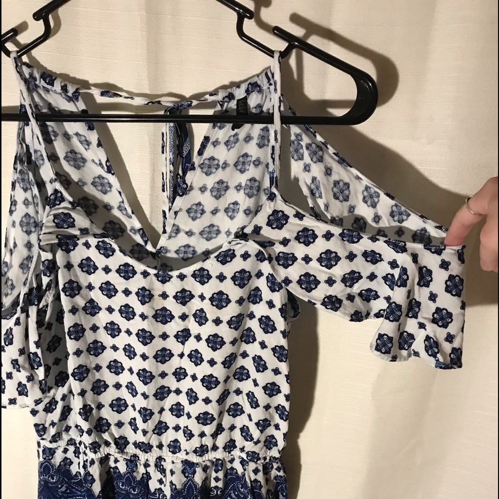 Off the shoulder romper size large